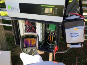 Corrective maintenance detection at a solar array