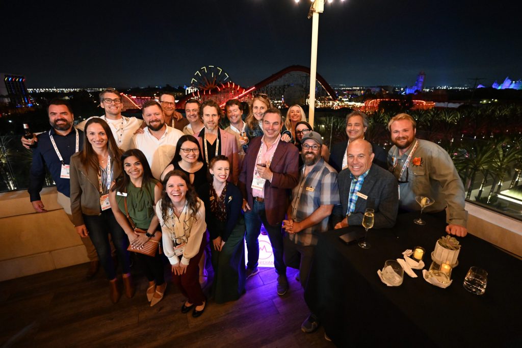 The Omnidian team at our private reception at RE+ 2024